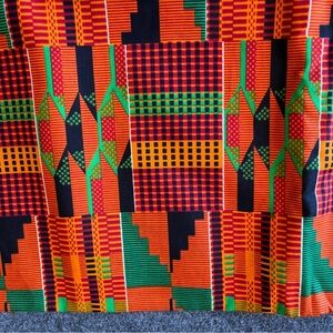 African print fabrics Ankara wax Kente print